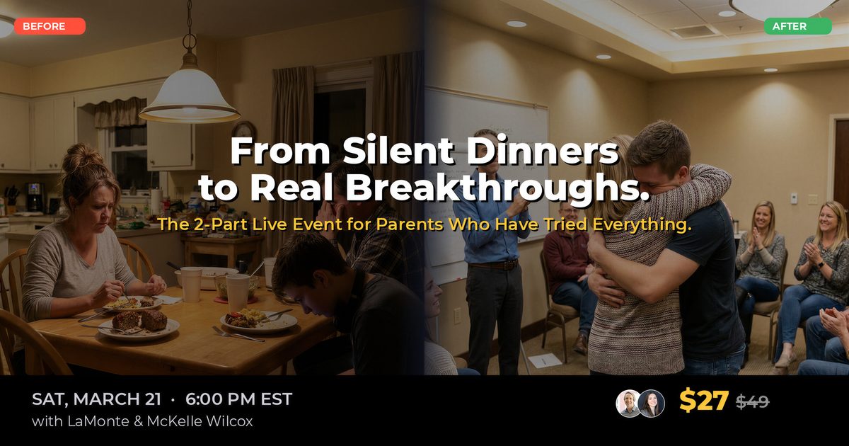 From Silent Dinners to Real Breakthroughs — The 2-Part Live Event for Parents Who Have Tried Everything